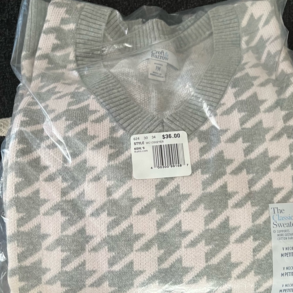 Croft n Barrow sweater size petite medium